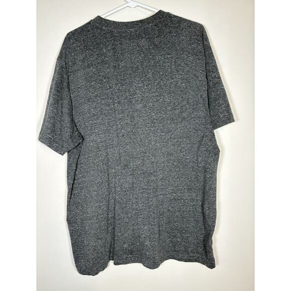 SPRING & MERCER Heathered Grey V Neck Minimalist Classic Staple T-Shirt Mens XL - Picture 4 of 7